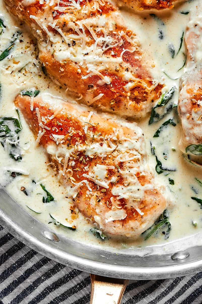 keto chicken florentine