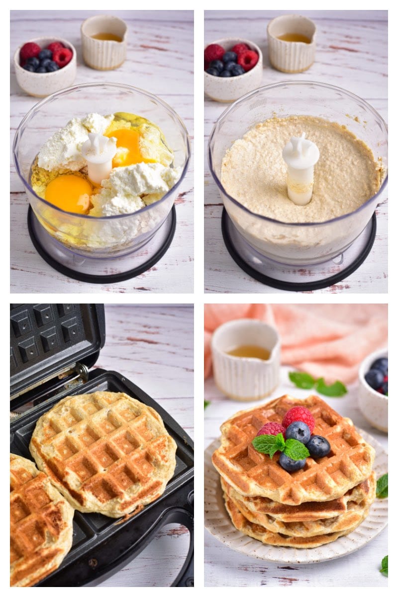 Mini Vanilla Protein Waffles Recipe - The Protein Chef