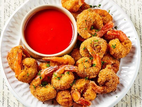 Crispy Coconut Shrimp (Air Fryer + Fried) - Little Spice Jar