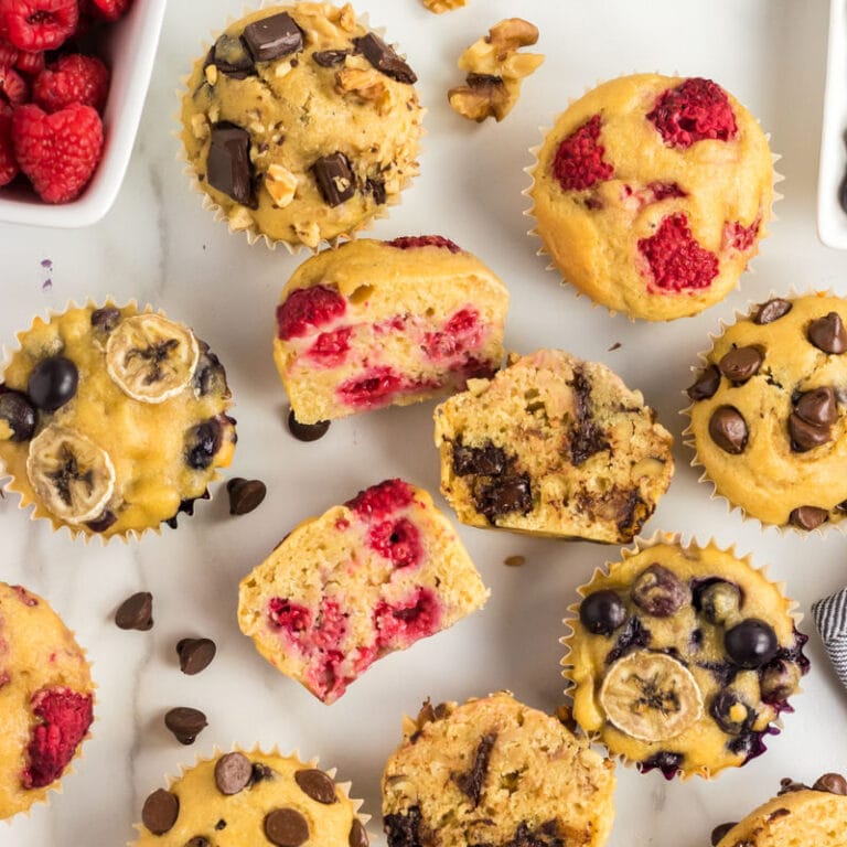 Healthy Breakfast Muffins (10 flavors!) - The Big Man's World