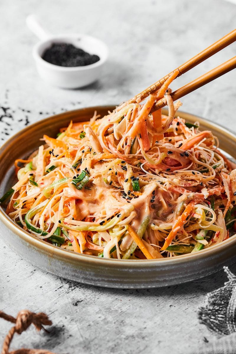 spicy kani salad