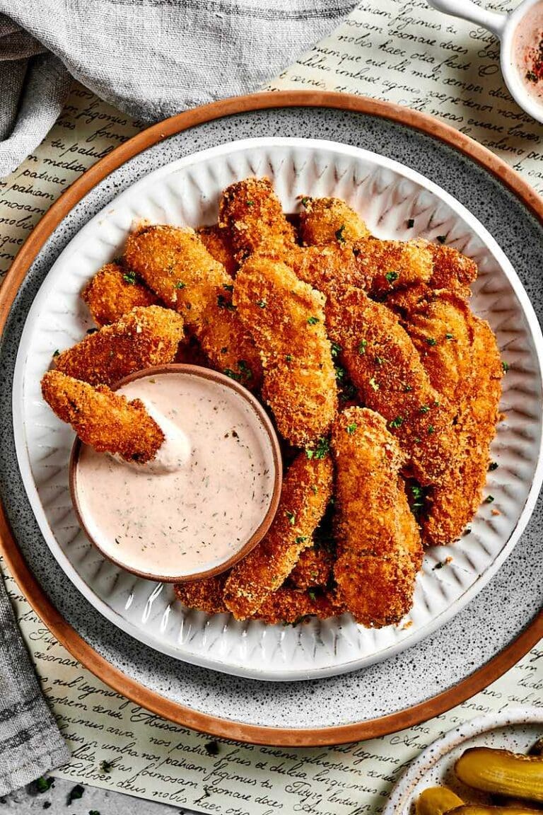 Keto Fried Pickles- Just 2 grams carbs! - The Big Man's World