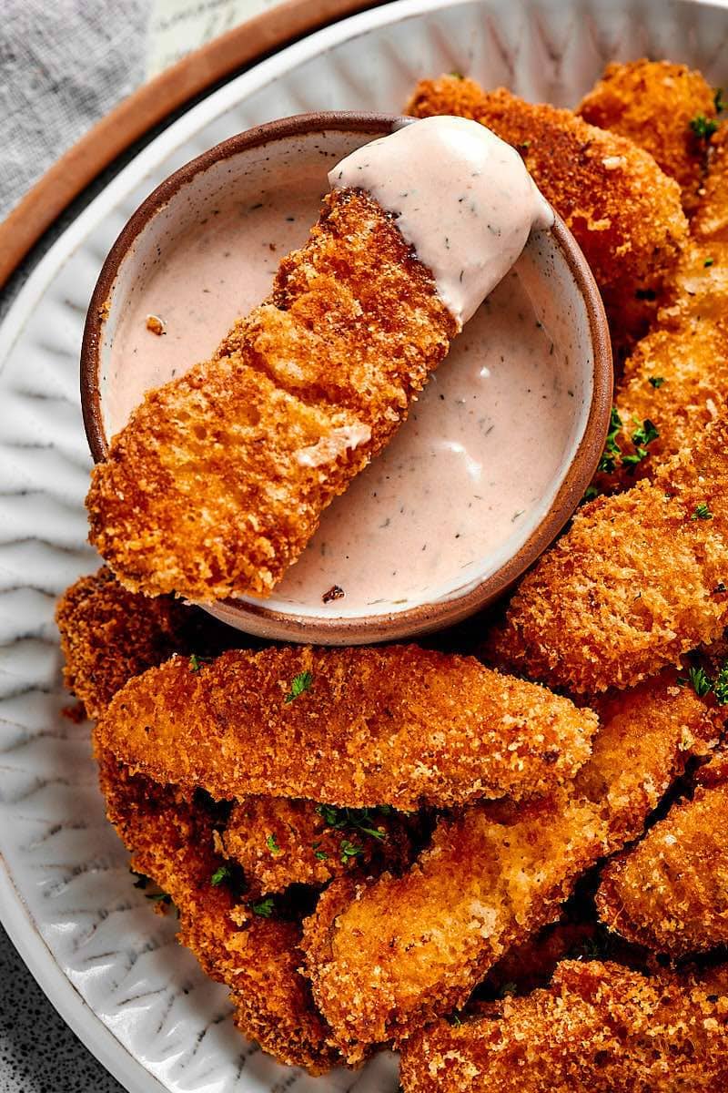 low carb fried pickles