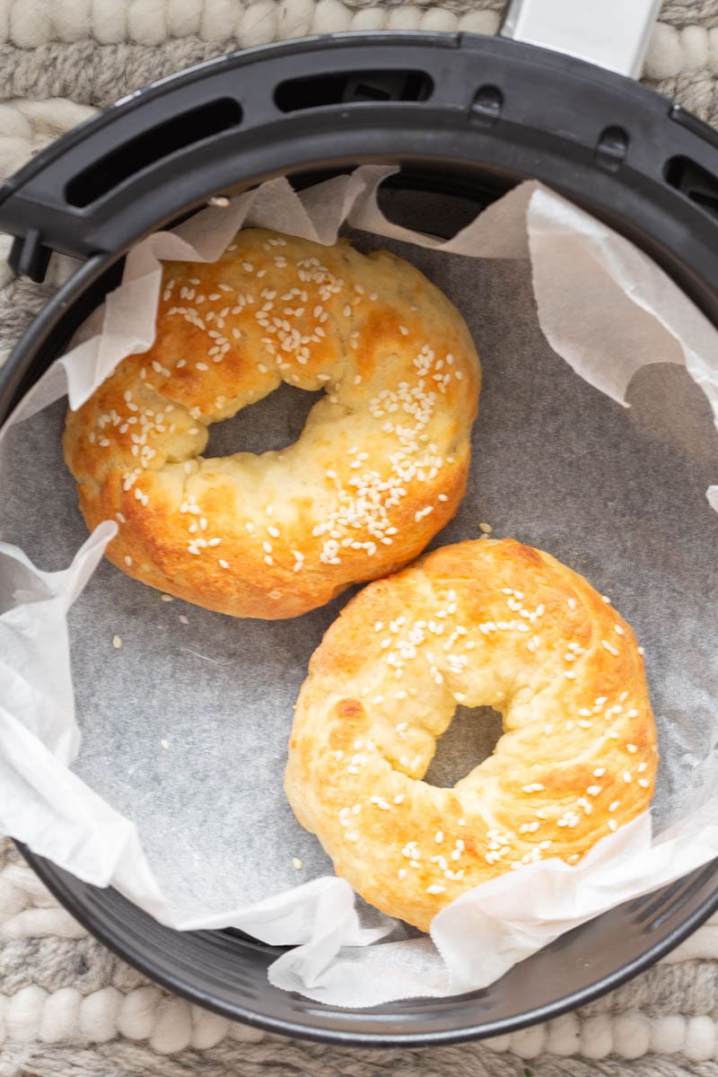 bagel in air fryer