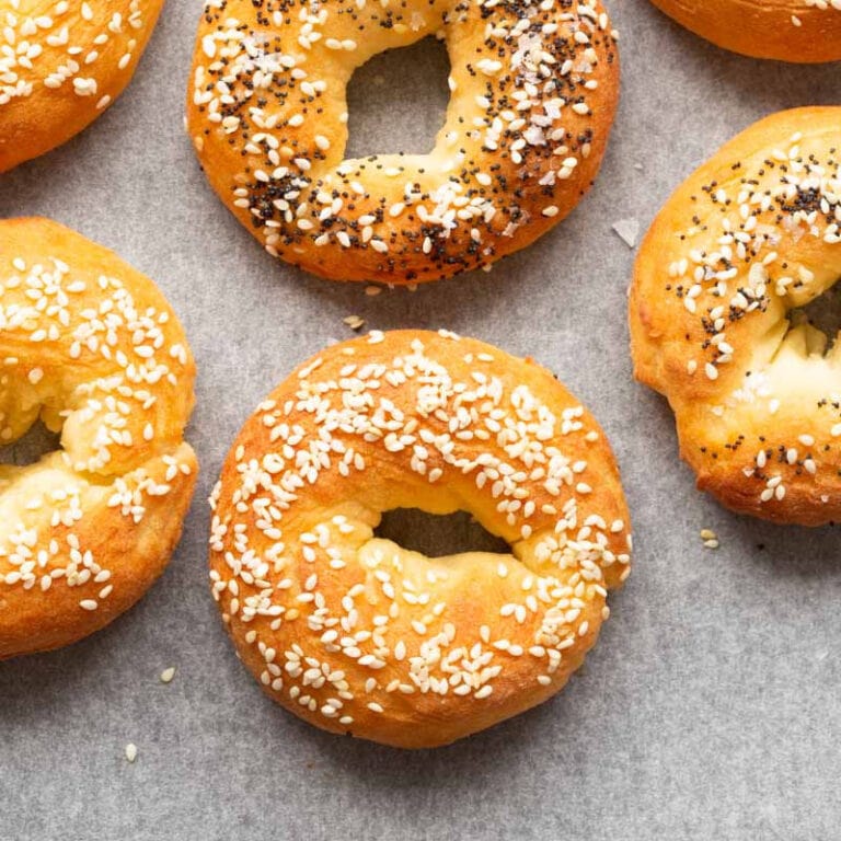 10 Minute Air Fryer Bagels (2 Ingredients!) The Big Man's World
