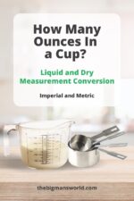 How Many Ounces in a Cup {Dry and Liquid Measurements} - The Big Man's ...