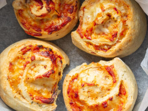 Air Fryer Mini Pizzas {Cooks in 4 Minutes} - Miss in the Kitchen