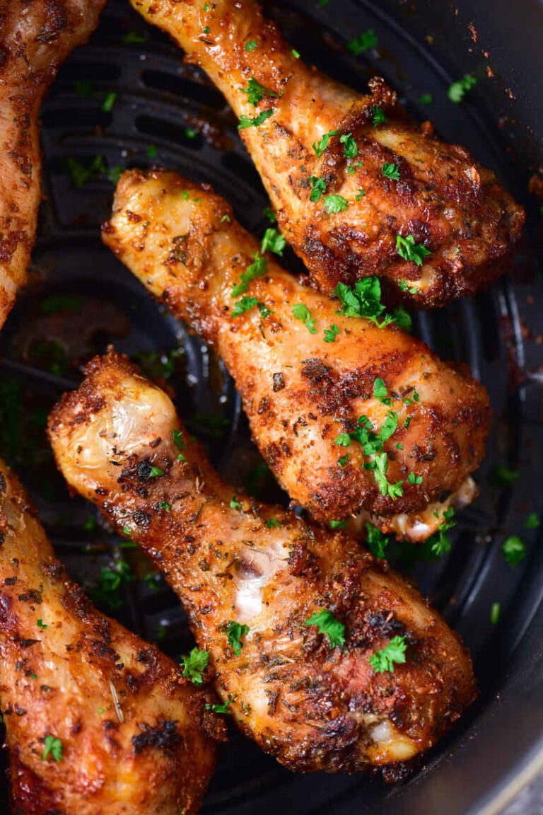 Perfect Air Fryer Chicken Drumsticks (Or legs!) - The Big Man's World