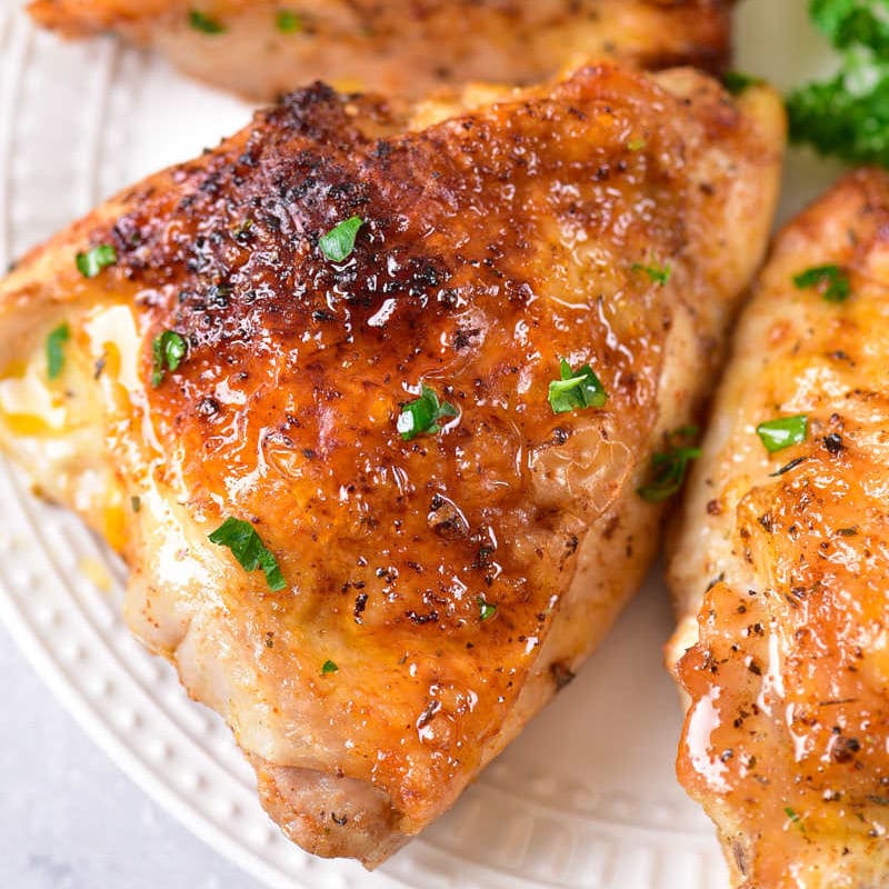 Air Fryer Chicken Thighs In 12 Minutes | Extra Juicy And ...
