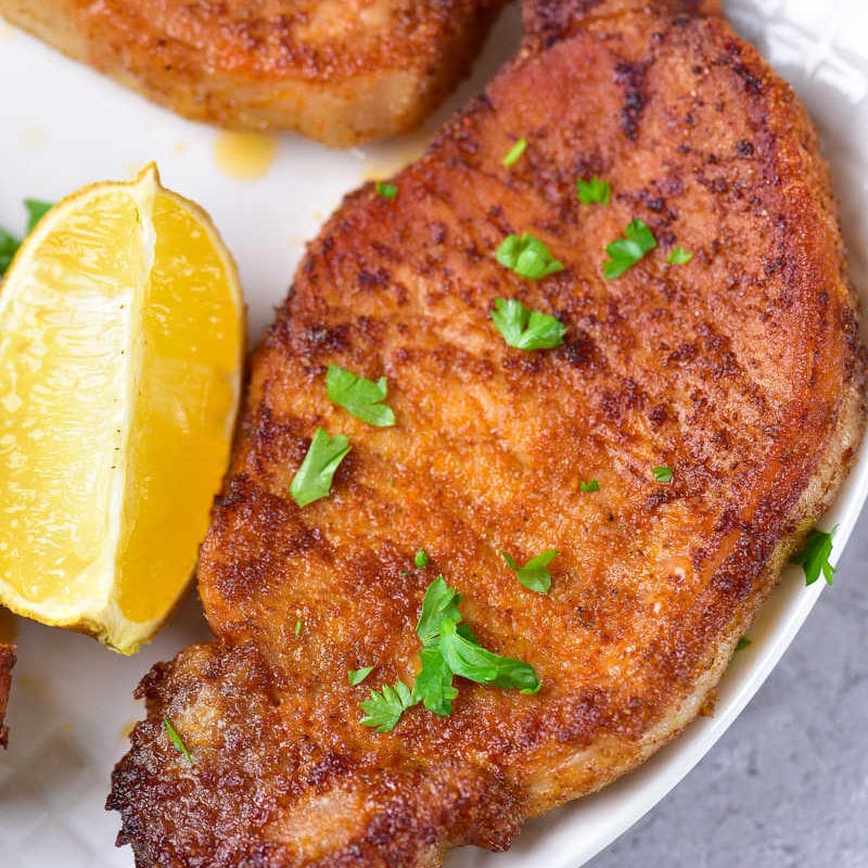 Air Fryer Pork Chops Recipe | Cooks In Just 9 Minutes
