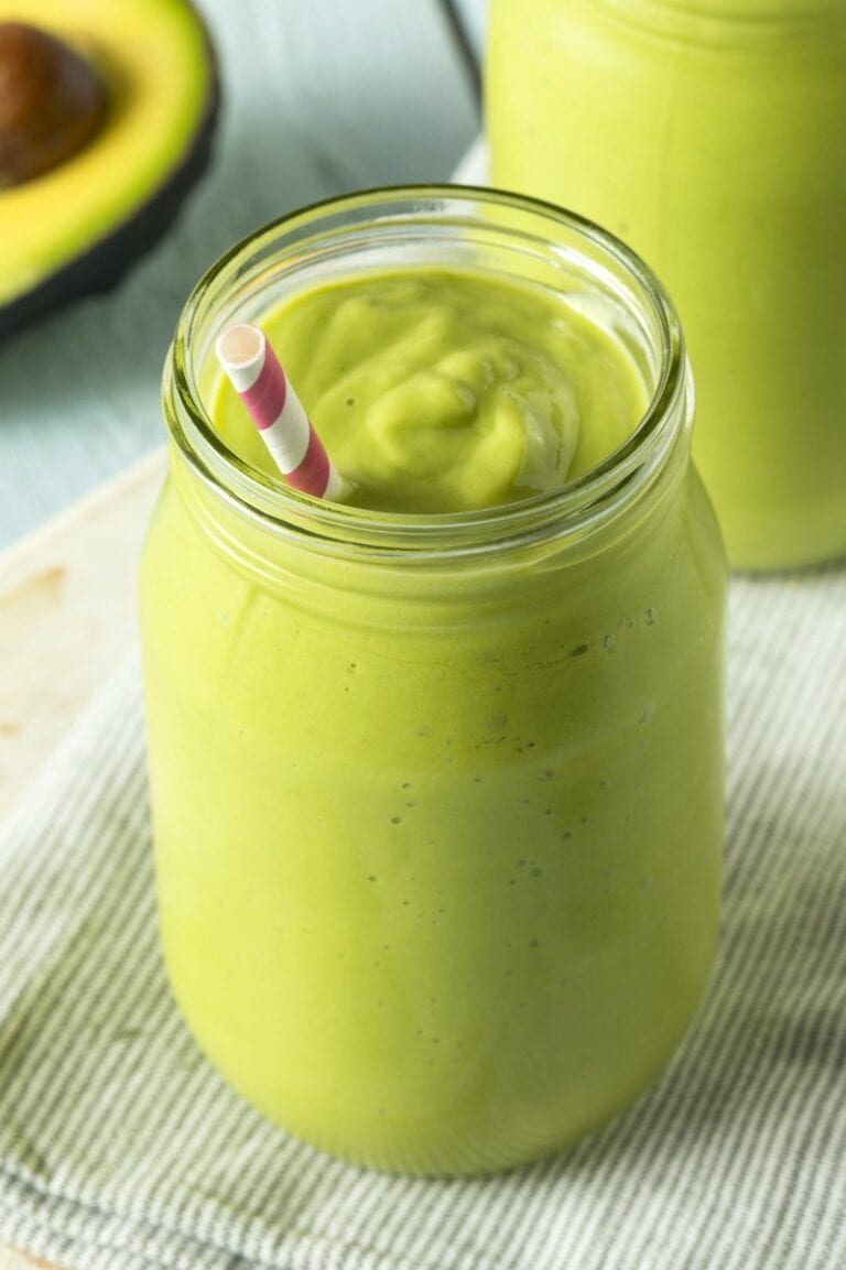 Avocado Smoothie With 3 Ingredients Low Carb and Gluten Free