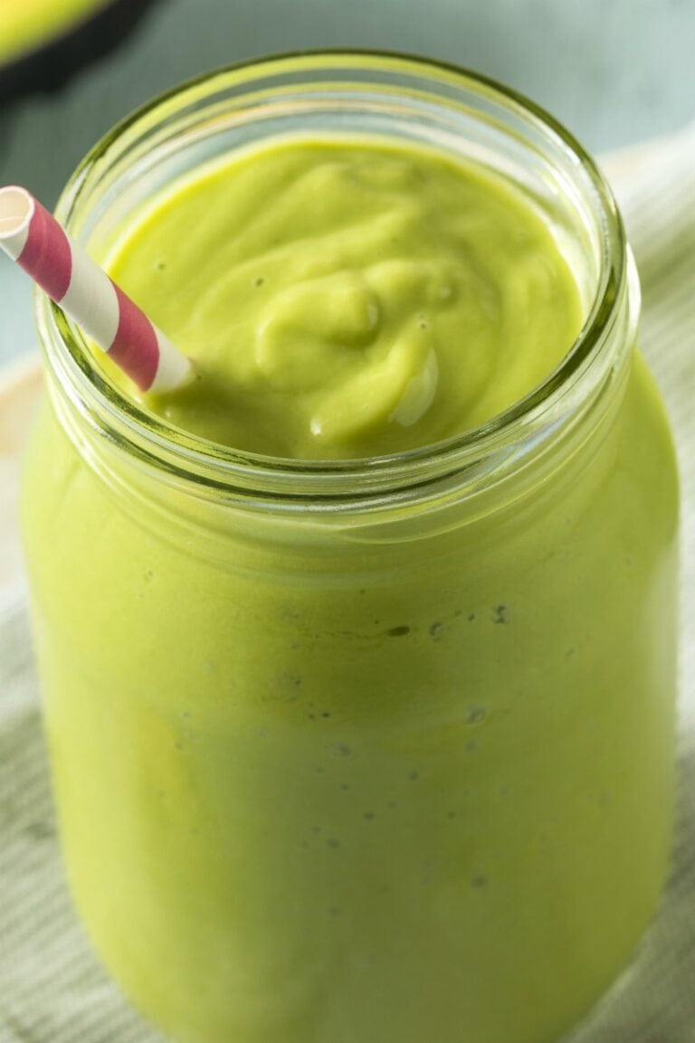 Avocado Smoothie With 3 Ingredients Low Carb and Gluten Free