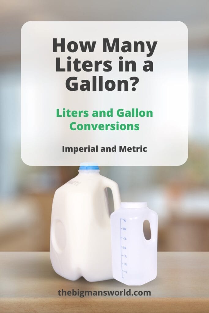 🎈 umrechnung liter in gallone, 1 gallone wasser in liter – Domykinsdy