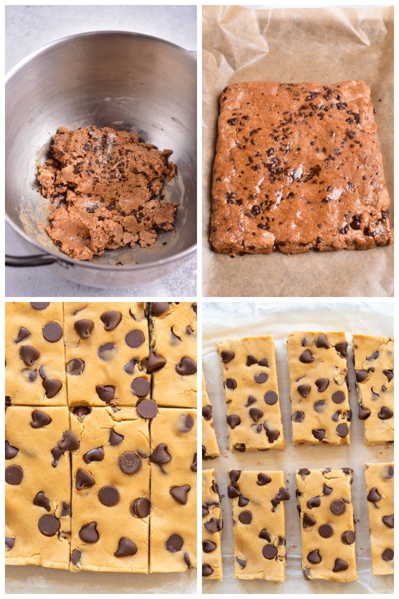 how to make cookie dough protein bars