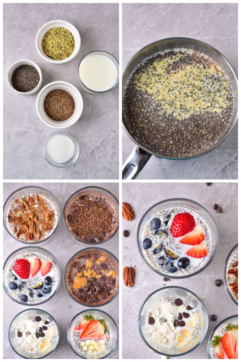 Keto Overnight Oats (+ Flavor Options!)