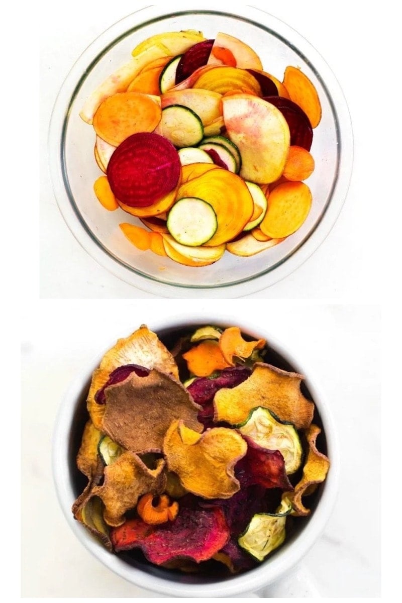 how to make veggie chips