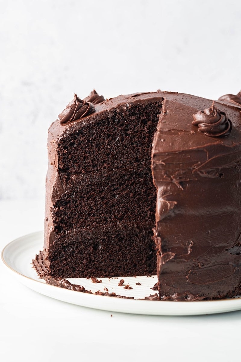 chocolate almond flour cake.