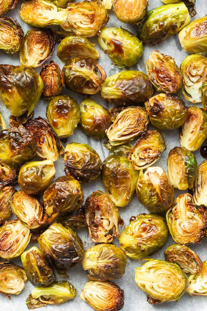 Balsamic brussels sprouts.