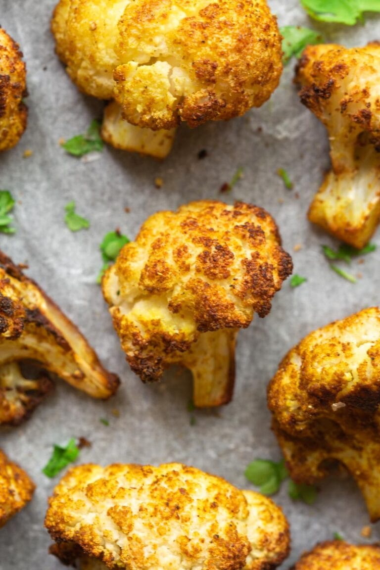 Roasted Curried Cauliflower - The Big Man's World