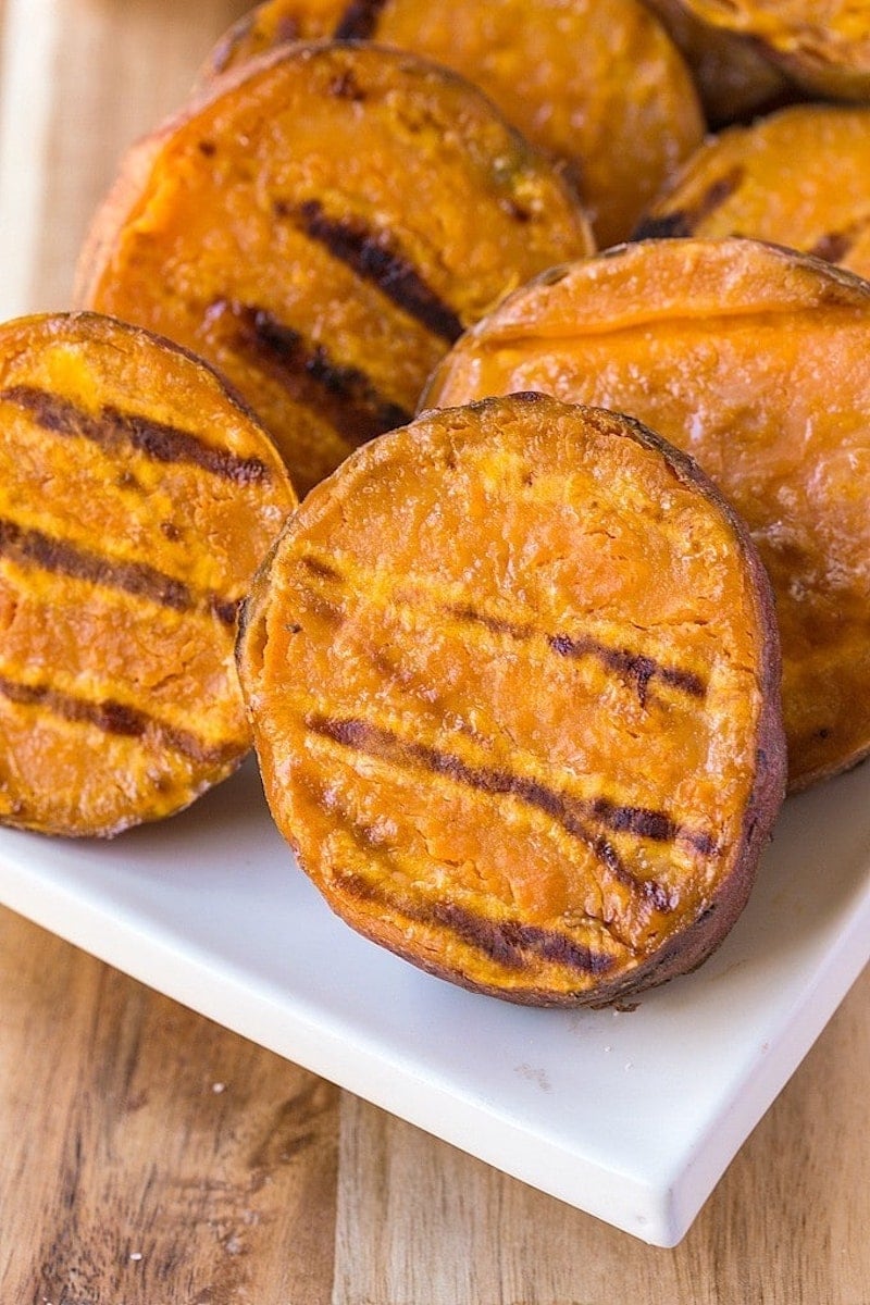 sweet potato grilling.