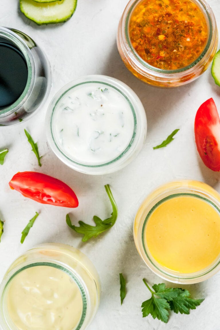 Low Calorie Salad Dressing (6 Flavors!) The Big Man's World