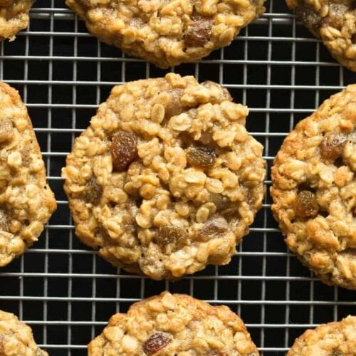 healthy oatmeal raisin cookies recipe