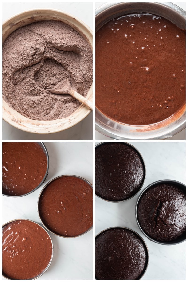 how to make almond flour chocolate cake.