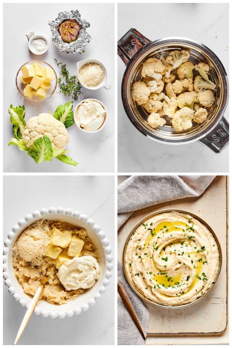 how to make cauliflower mashed potatoes