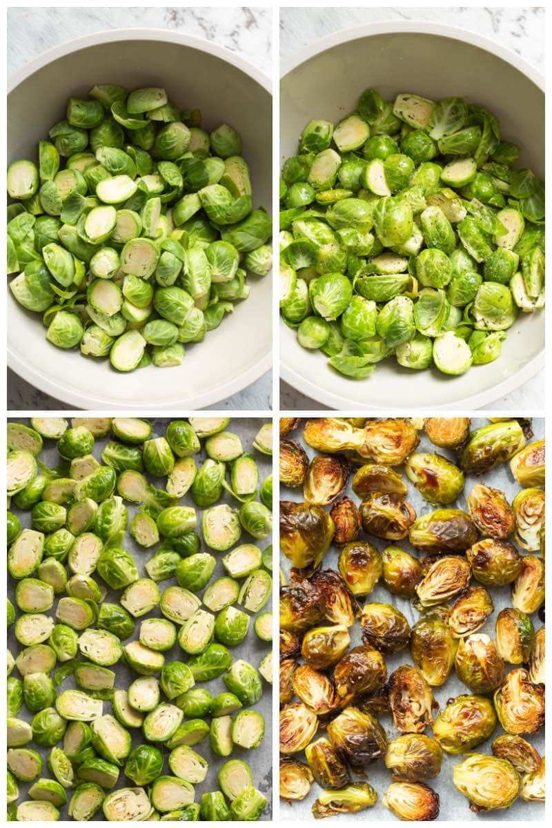 how to make balsamic brussels sprouts.