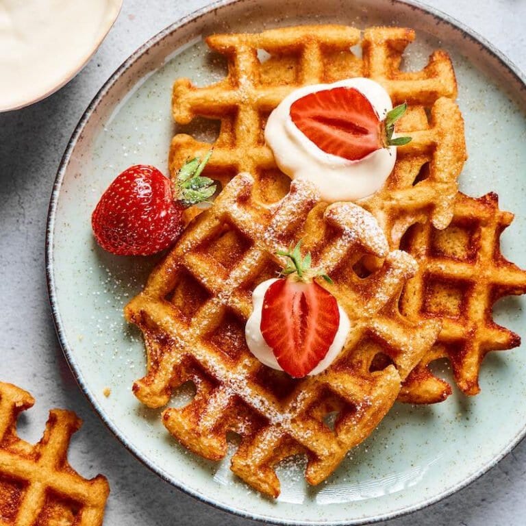 The BEST Keto Waffles Recipe The Big Man's World