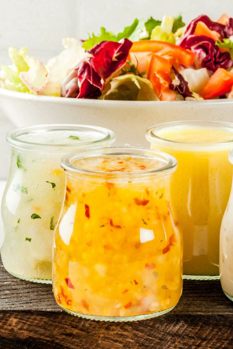 Low Calorie Salad Dressing (6 Flavors!) The Big Man's World