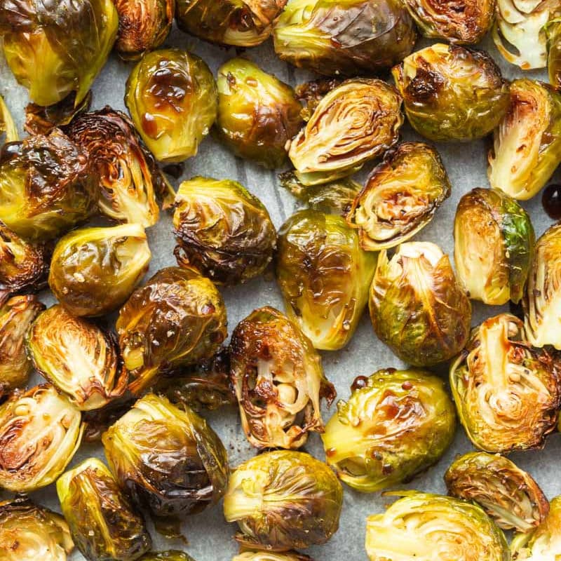 Balsamic Roasted Brussels Sprouts- The Big Man's World