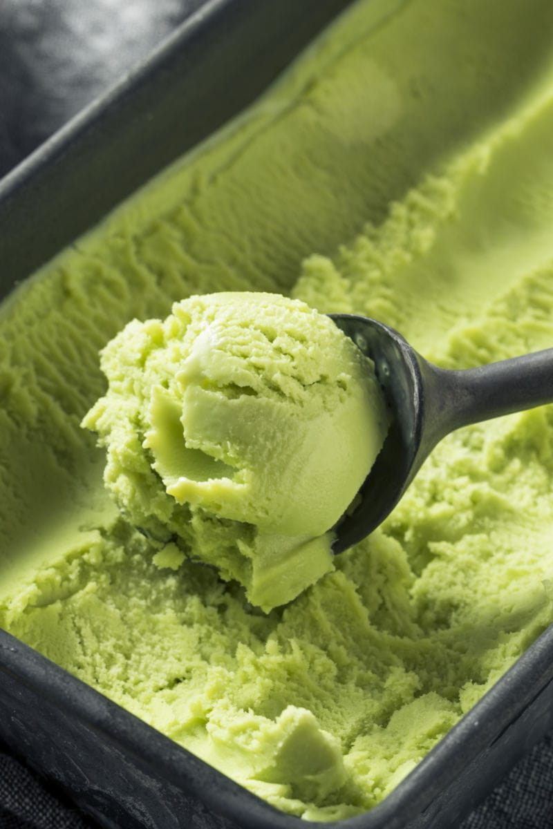 recipe for avocado ice cream.