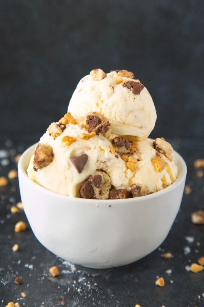 Chocolate Chip Cookie Dough Ice Cream Just 4 Ingredients! The Big