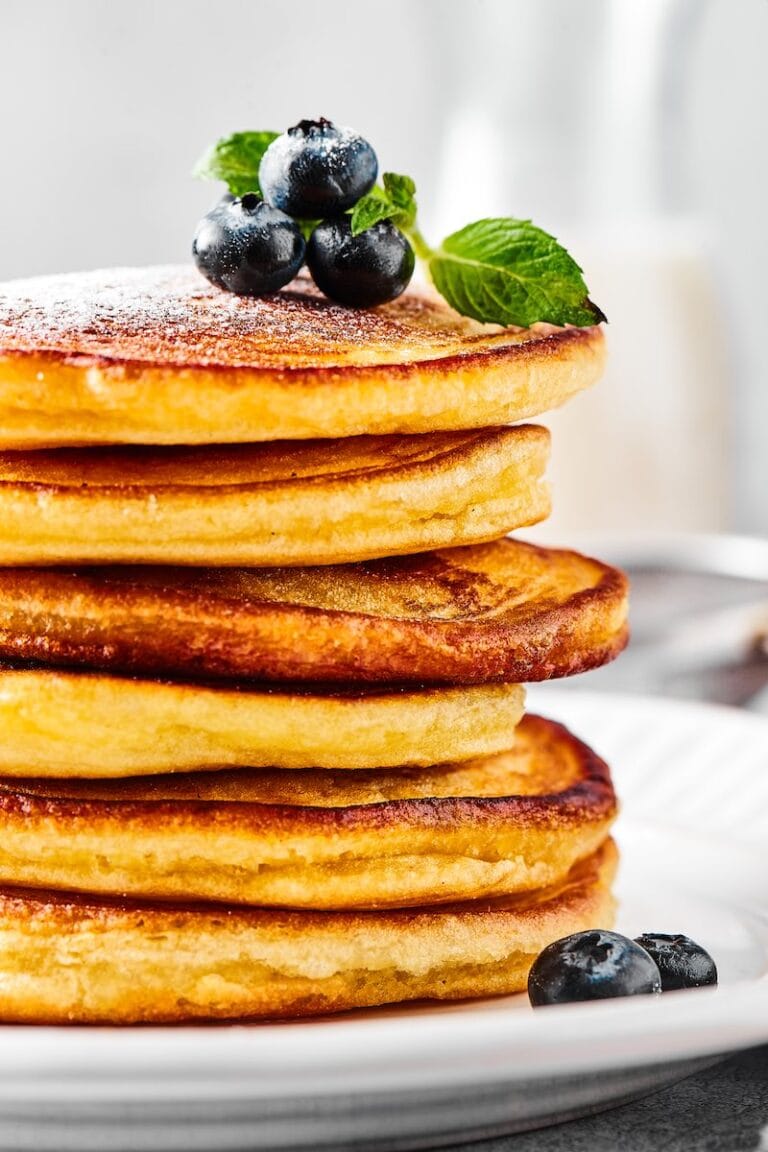 Eggless Pancakes (Thick and fluffy!) The Big Man's World