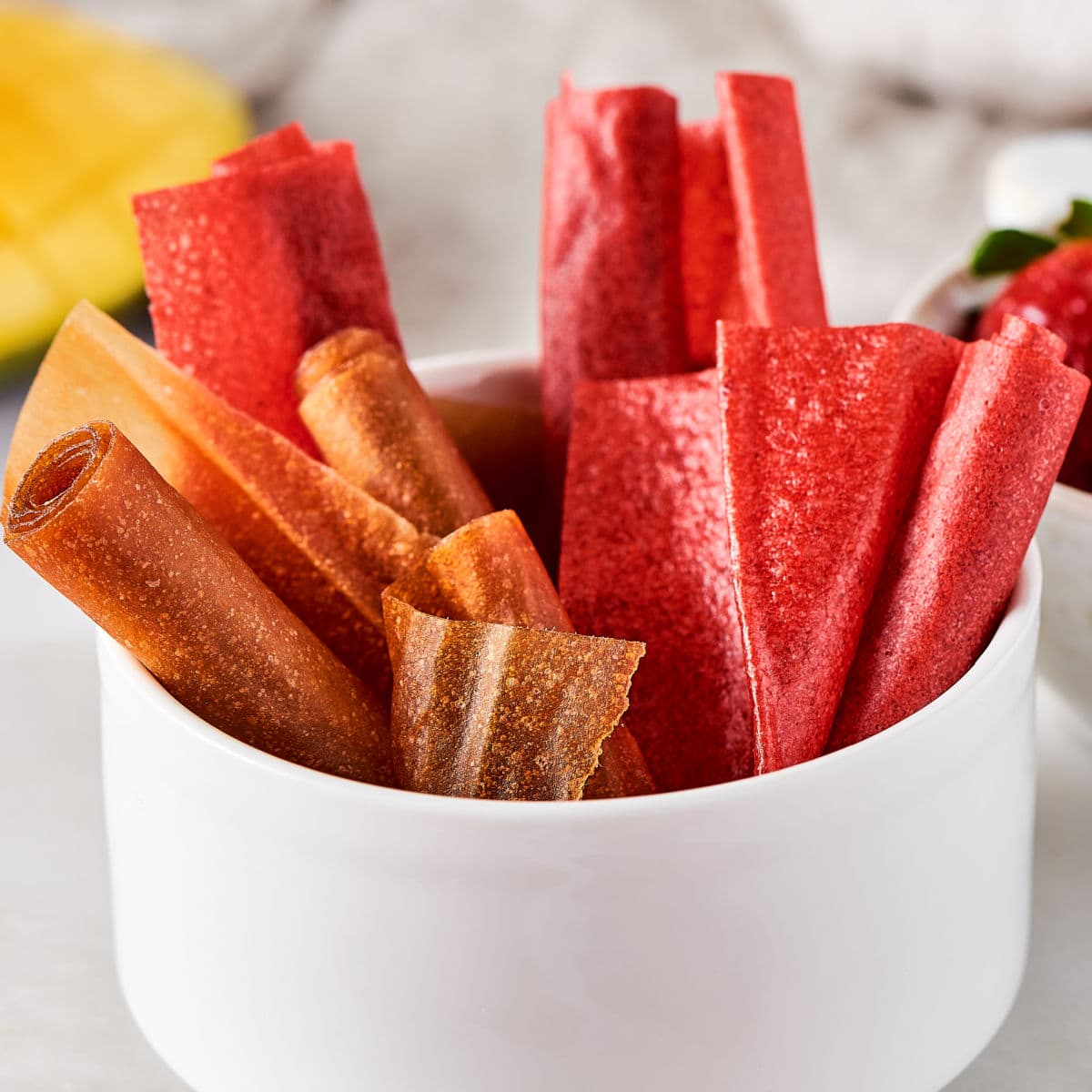 Healthy Fruit Snacks Recipe  Sugar Free Strawberry Fruit Snacks