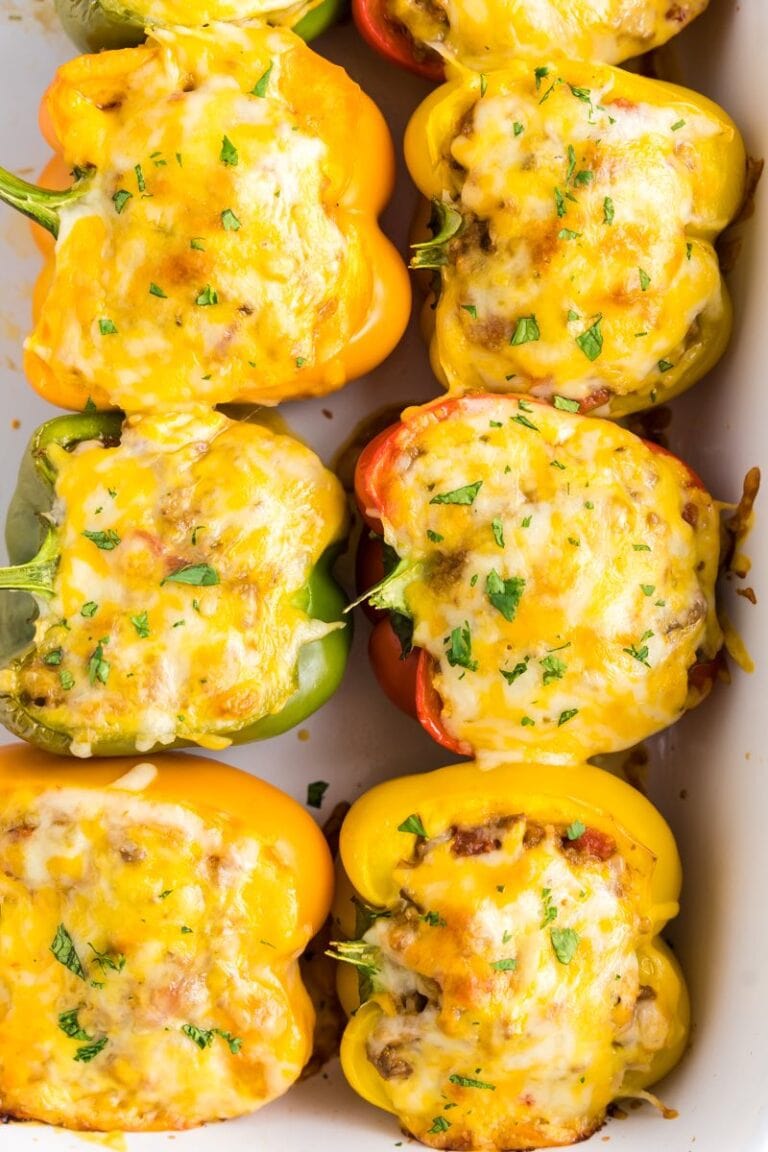 Healthy Stuffed Peppers {Under 30 Minutes} - The Big Man's World