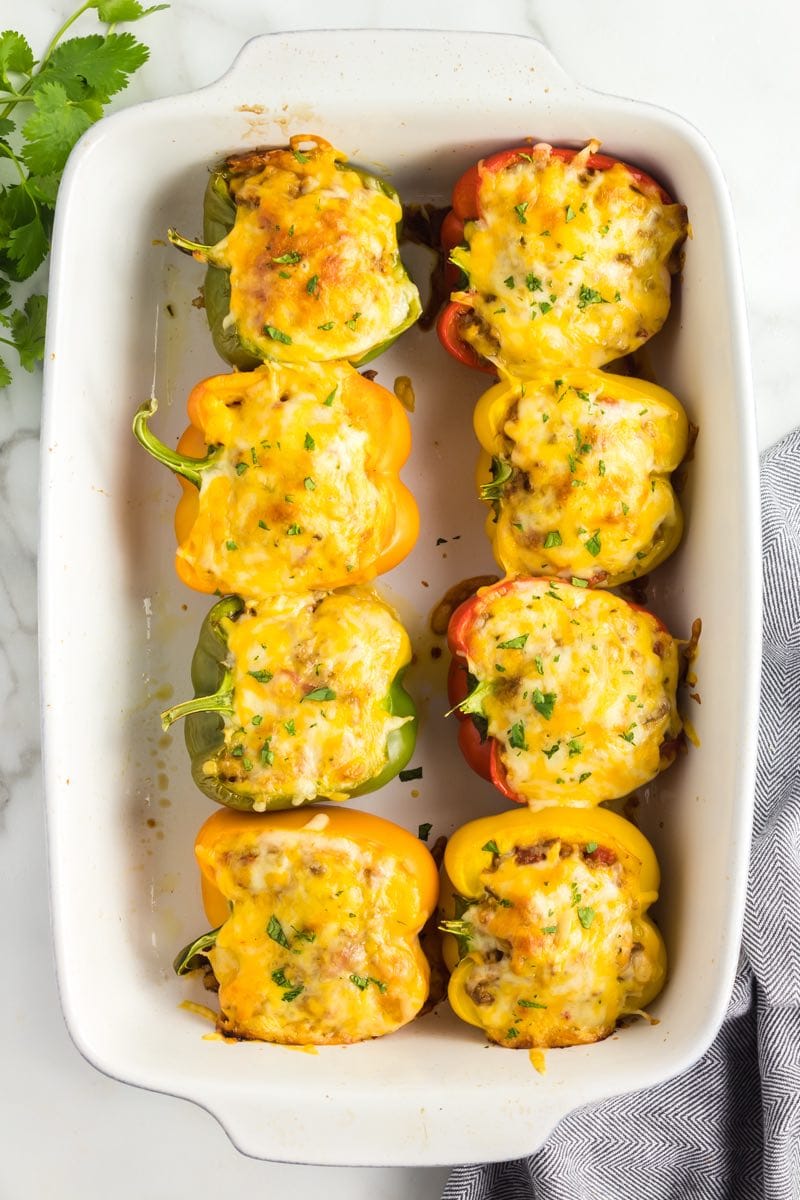 healthy stuffed bell peppers.