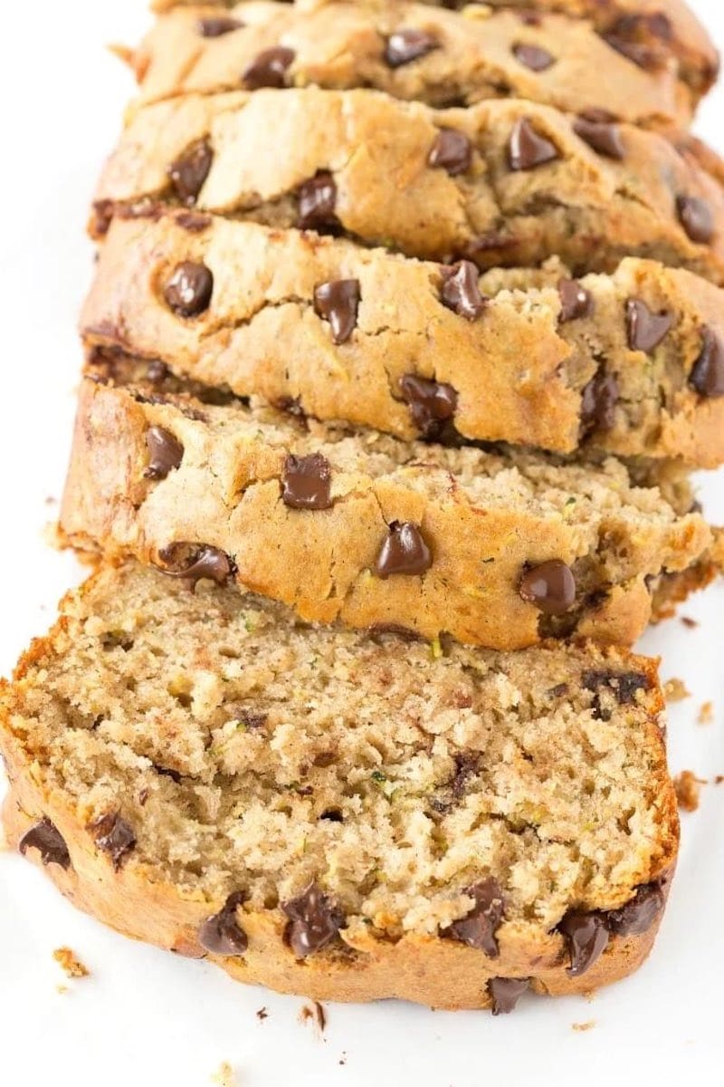 healthy zucchini bread.