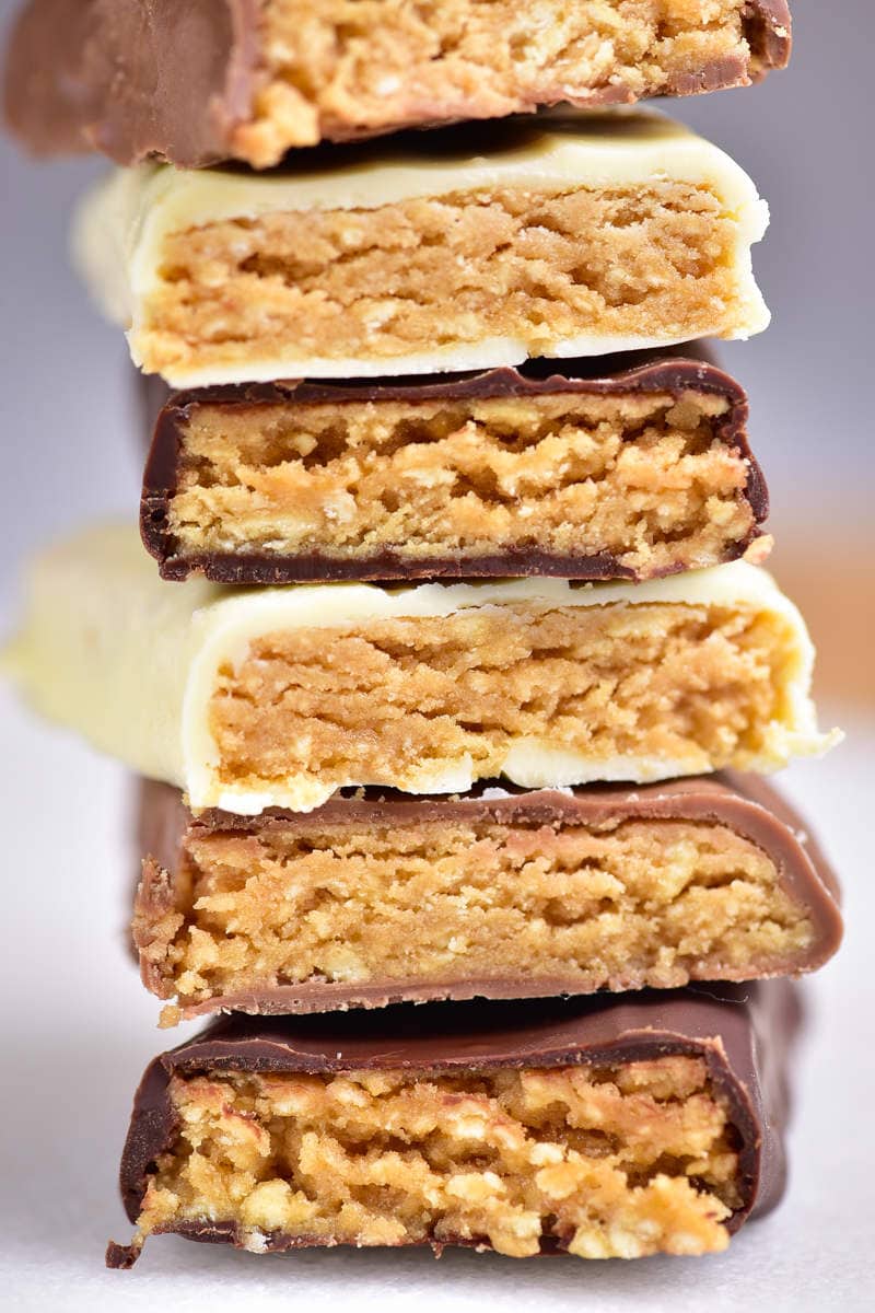 homemade protein bars.