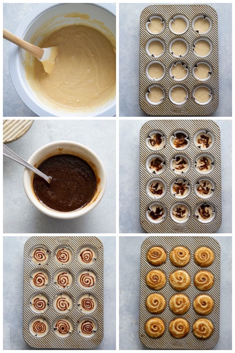 how to make cinnamon roll muffins.