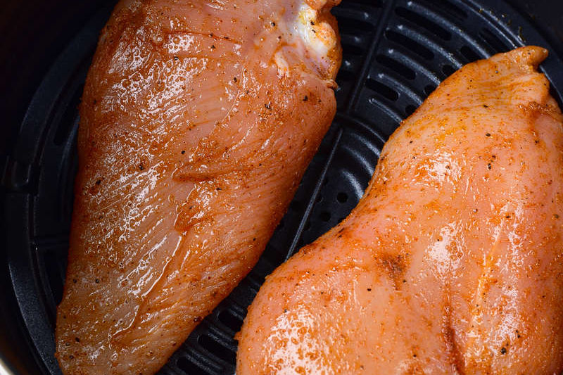 chicken breasts in air fryer.