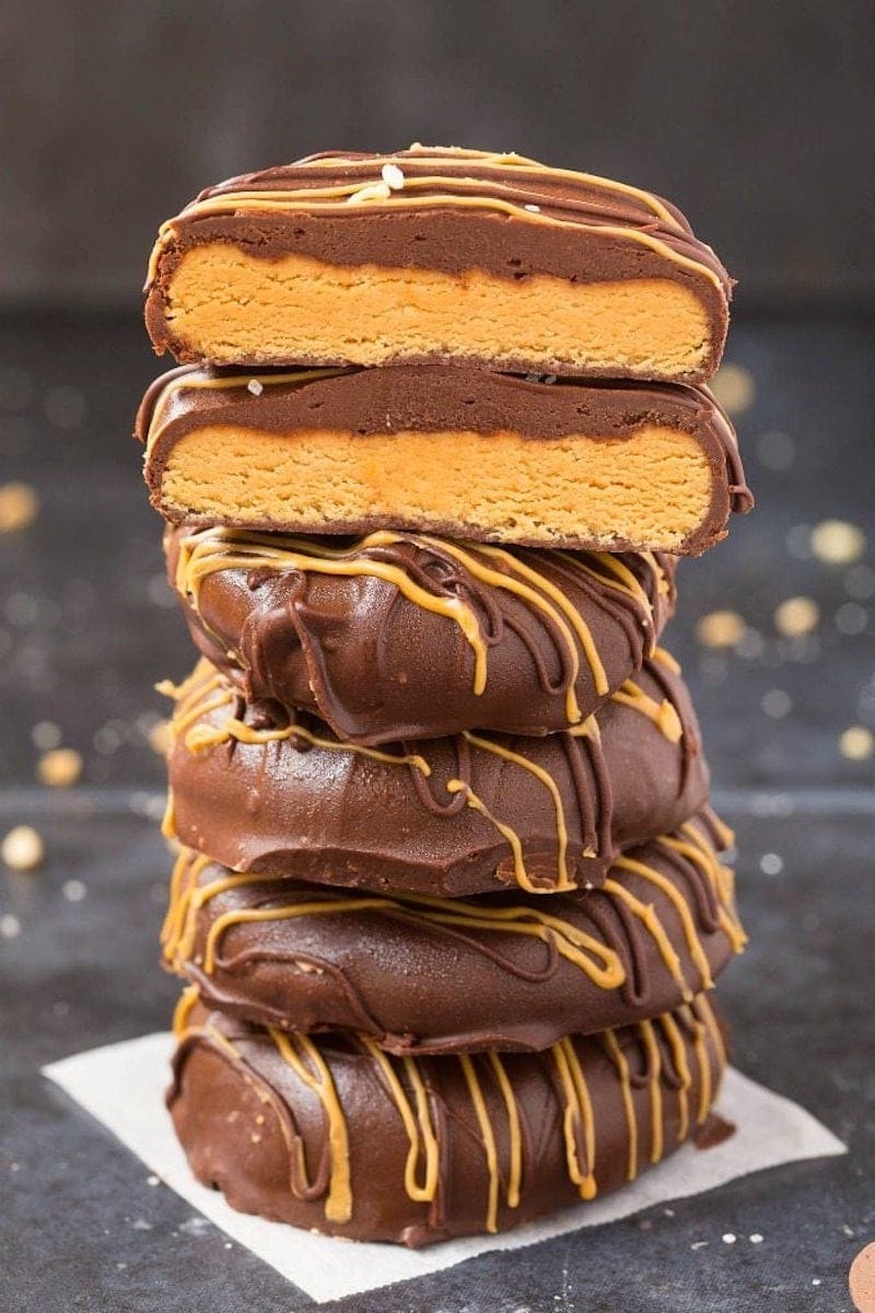 chocolate peanut butter no bake cookies.