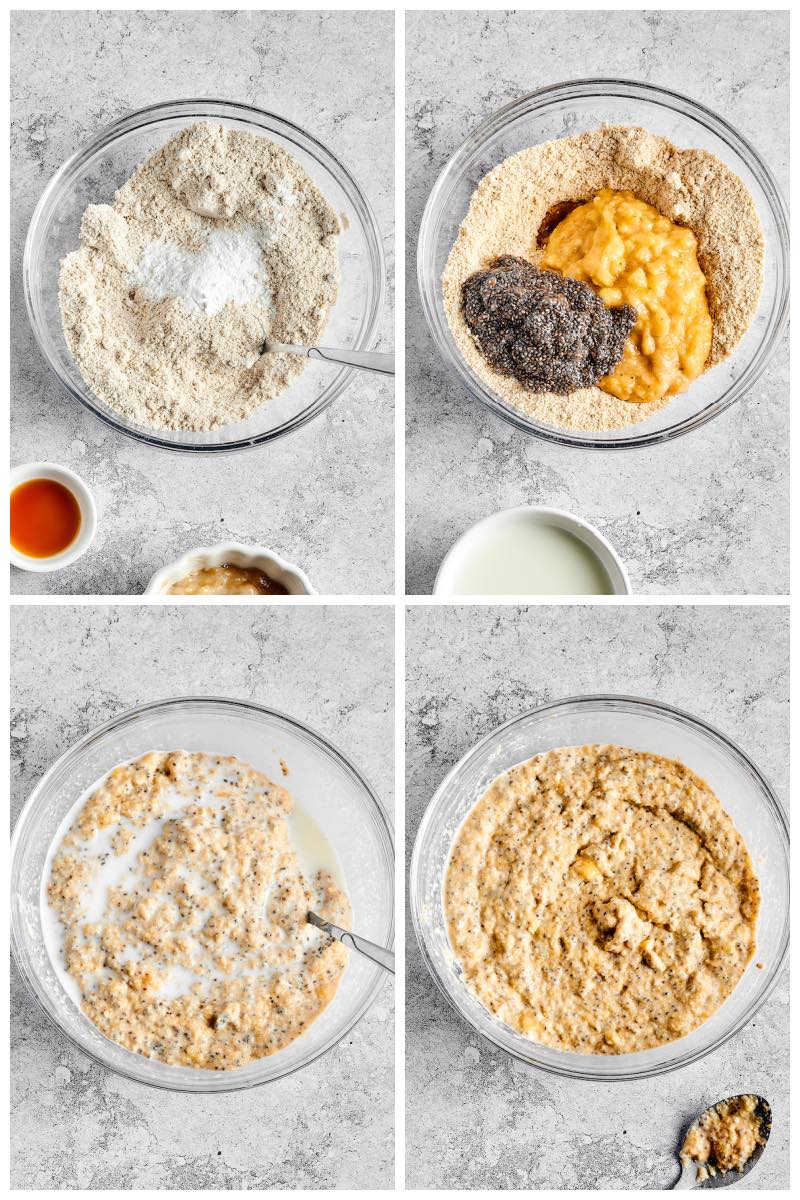 how to make vegan almond flour pancakes.
