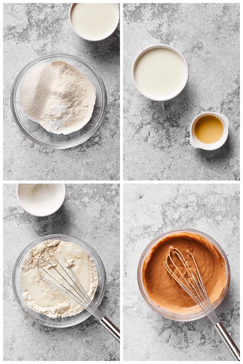 how to make vegan protein pancakes.