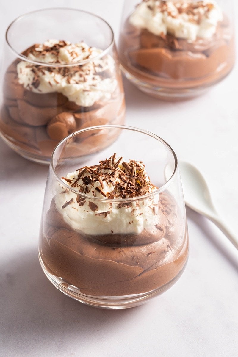 low carb chocolate mousse.