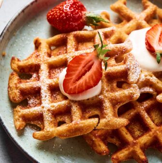 Protein Waffles in 2 Minutes | Just 3 Ingredients