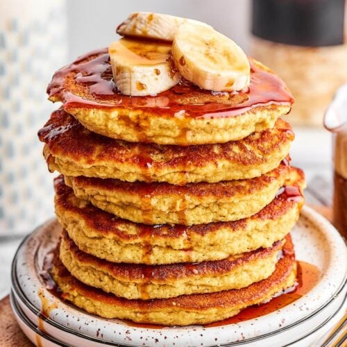 vegan almond flour pancakes recipe.