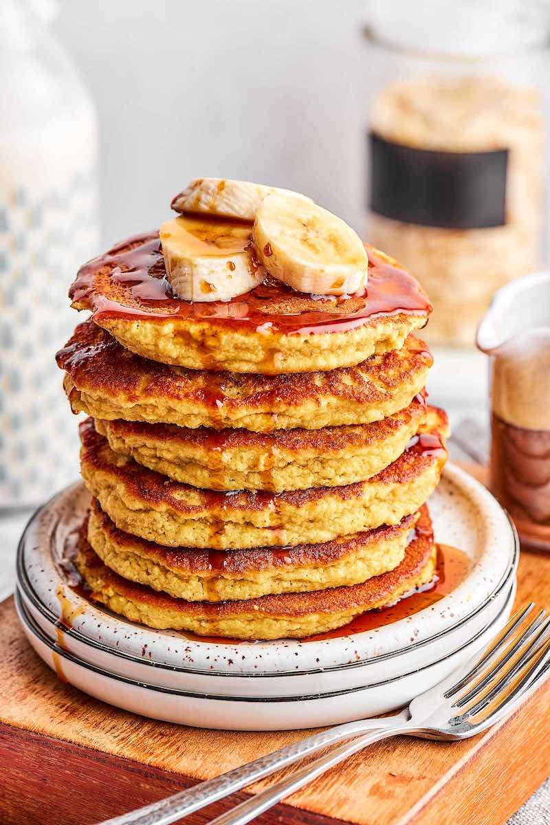 vegan almond flour pancakes.