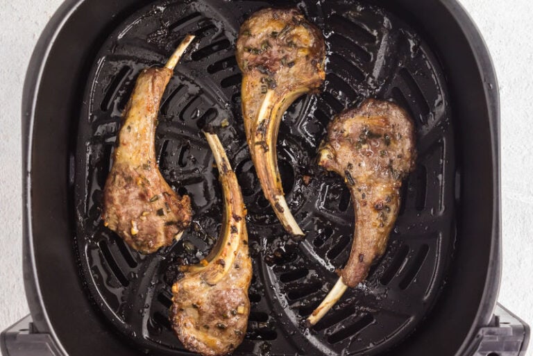 Air Fryer Lamb Chops Recipe (7 Minutes) - The Big Man's World